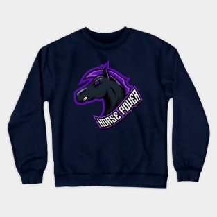 Horse Power Mascot Crewneck Sweatshirt